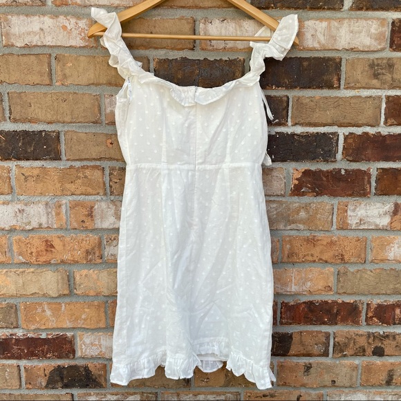 BB DAKOTA Say No More Dress Ivory Polka Dot - Picture 2 of 15